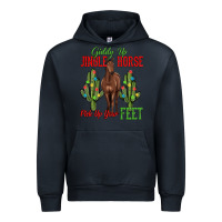Navy giddy up jingle horse pick up your feet Urban Hoodie - MaliasSmallBusiness