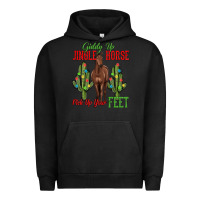Pigment Black giddy up jingle horse pick up your feet Urban Hoodie - MaliasSmallBusiness