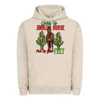 Pigment French Oak giddy up jingle horse pick up your feet Urban Hoodie - MaliasSmallBusiness