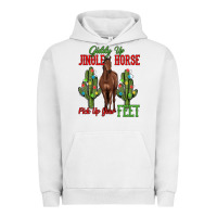 Giddy Up Jingle Horse Pick Up Your Feet Urban Hoodie | Teevron
