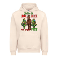 Sandshell giddy up jingle horse pick up your feet Urban Hoodie - MaliasSmallBusiness