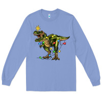Colony Blue tree rex christmas Long Sleeve Tee - Zillion Design Studio