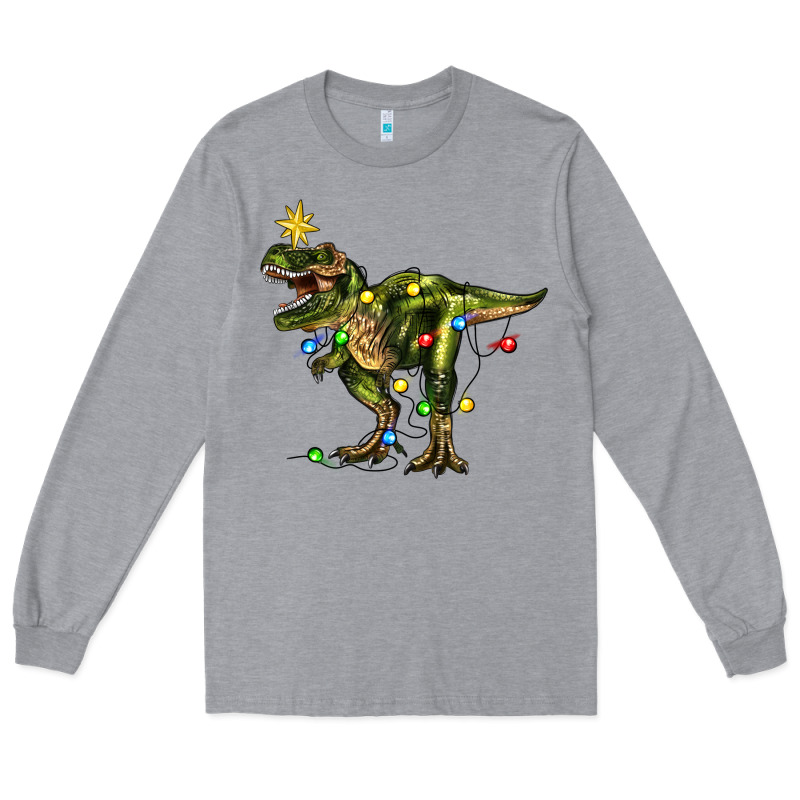 Tree Rex Christmas Long Sleeve Tee by Zillion Design Studio | Teevron