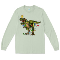 Matcha tree rex christmas Long Sleeve Tee - Zillion Design Studio