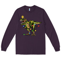 Plum tree rex christmas Long Sleeve Tee - Zillion Design Studio