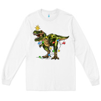 White tree rex christmas Long Sleeve Tee - Zillion Design Studio