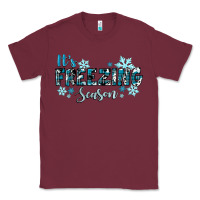 Burgundy it's freezing season winter Classic Tee - RanaPortraitStore