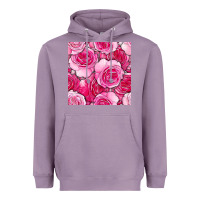 Lavender valentines day all dress up roses seamless pattern Heavyweight Hoodie - BundleAndBundleShop