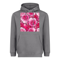Storm valentines day all dress up roses seamless pattern Heavyweight Hoodie - BundleAndBundleShop