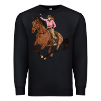 Black cowgirl Premium Sweatshirt - Artiststas