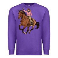 Purple cowgirl Premium Sweatshirt - Artiststas