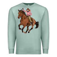 Seafoam cowgirl Premium Sweatshirt - Artiststas