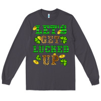 Smoke st patricks day lets get lucked up Long Sleeve Tee - RanaPortraitStore