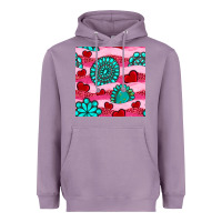 Lavender valentines day turquoise gemstone  and hearts Heavyweight Hoodie - BundleAndBundleShop