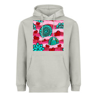 Moon Dust valentines day turquoise gemstone  and hearts Heavyweight Hoodie - BundleAndBundleShop