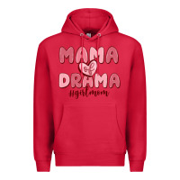 Cardinal mama of drama girl mom Premium Hoodie - MaliasSmallBusiness