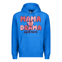 True Royal mama of drama girl mom Premium Hoodie - MaliasSmallBusiness
