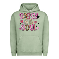 Pigment Oil Green sassy little soul Urban Hoodie - MaliasSmallBusiness