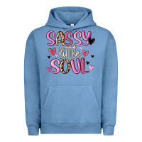 Pigment Pebble Blue sassy little soul Urban Hoodie - MaliasSmallBusiness