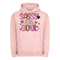 Pigment Salmon sassy little soul Urban Hoodie - MaliasSmallBusiness