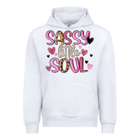 White sassy little soul Urban Hoodie - MaliasSmallBusiness