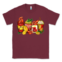 Burgundy crawfish coffee cups Classic Tee - Zillion Design Studio