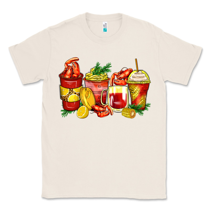 Crawfish Coffee Cups Classic Tee by Zillion Design Studio | Teevron