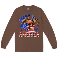 Chestnut made in america Long Sleeve Tee - texasbilliewilder