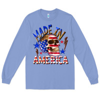 Colony Blue made in america Long Sleeve Tee - texasbilliewilder