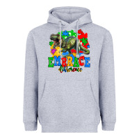 Heather Grey embrace difference Heavyweight Hoodie - AdoDesignShop