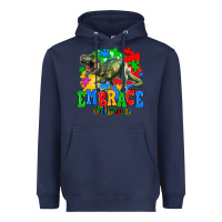 Navy embrace difference Heavyweight Hoodie - AdoDesignShop