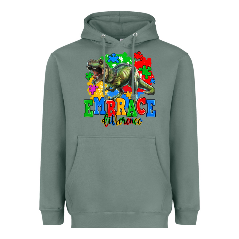 Embrace Difference Heavyweight Hoodie by AdoDesignShop | Teevron