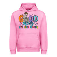Fuchsia Pink good moms say bad words Urban Hoodie - MaliasSmallBusiness