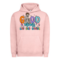 Pigment Salmon good moms say bad words Urban Hoodie - MaliasSmallBusiness