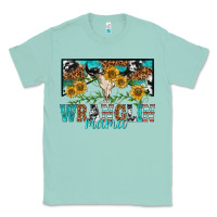 Seafoam wranglin mama Classic Tee - texasbilliewilder