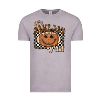 Vintage Zinc it's game day y'all football smiley face Vintage Tee - BarkalooDesign
