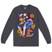 Smoke love 4th of july with gnome Long Sleeve Tee - texasbilliewilder