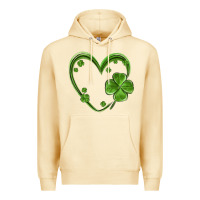 Pina Colada st patricks day shamrock heart Premium Hoodie - MaliasSmallBusiness