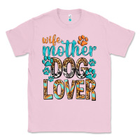 Bubblegum Pink wife mother dog lover with paws Classic Tee - texasbilliewilder