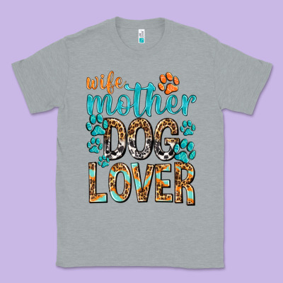 Wife Mother Dog Lover With Paws Classic Tee Designed By Texasbilliewilder
