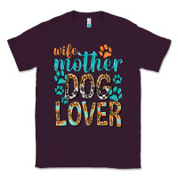 Plum wife mother dog lover with paws Classic Tee - texasbilliewilder