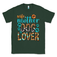 Sports Green wife mother dog lover with paws Classic Tee - texasbilliewilder