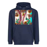 Navy baseball leopard turquoise cactus sunflower Heavyweight Hoodie - JahusDesignShop