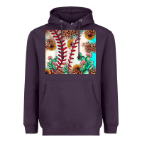 Plum baseball leopard turquoise cactus sunflower Heavyweight Hoodie - JahusDesignShop
