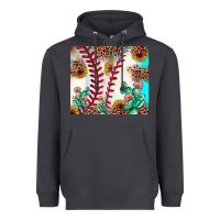 Smoke baseball leopard turquoise cactus sunflower Heavyweight Hoodie - JahusDesignShop