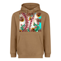 Toasted Coconut baseball leopard turquoise cactus sunflower Heavyweight Hoodie - JahusDesignShop