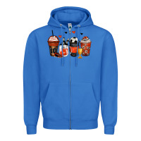 True Royal soccer coffee cups Zipper Hoodie - Zillion Design Studio