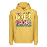 Antique Gold all of god's grace in one tiny face Premium Hoodie - MaliasSmallBusiness