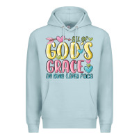 Blue Mist all of god's grace in one tiny face Premium Hoodie - MaliasSmallBusiness