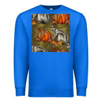 True Royal squirrel pumpkin seamless Premium Sweatshirt - BundleAndBundleShop